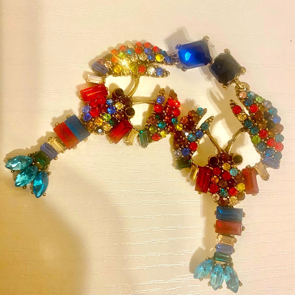 Mardi Gras Earrings - Crawfish